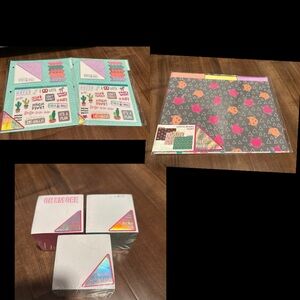 flags, sticky notes stickers, memo blocks file folders lot